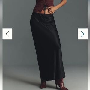 Anthropologie Tilda Maxi Slip Skirt